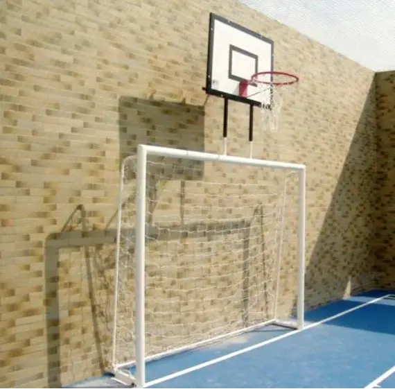 Trave de Futsal Oficial Conjugada Com Tabela de Basquete
